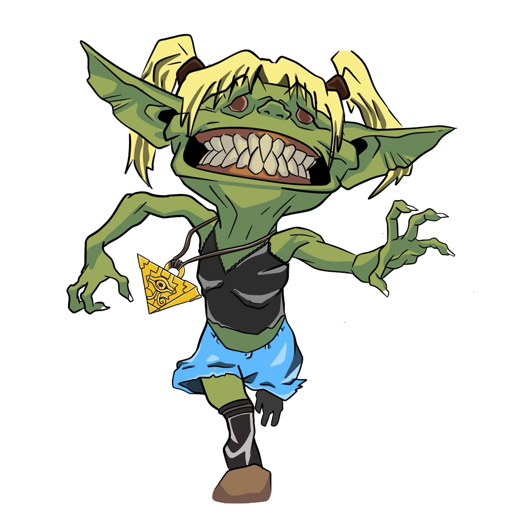 Goblin mascot right